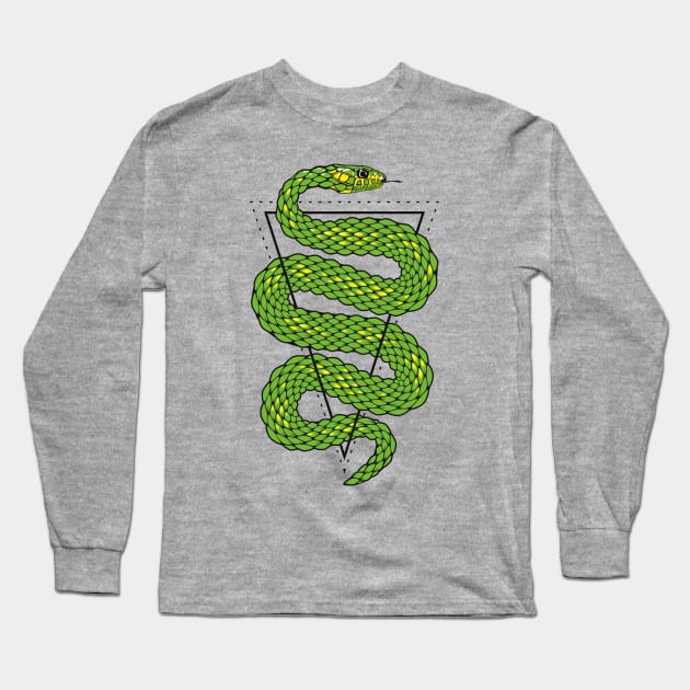 Viper snake Long Sleeve T-Shirt by lents